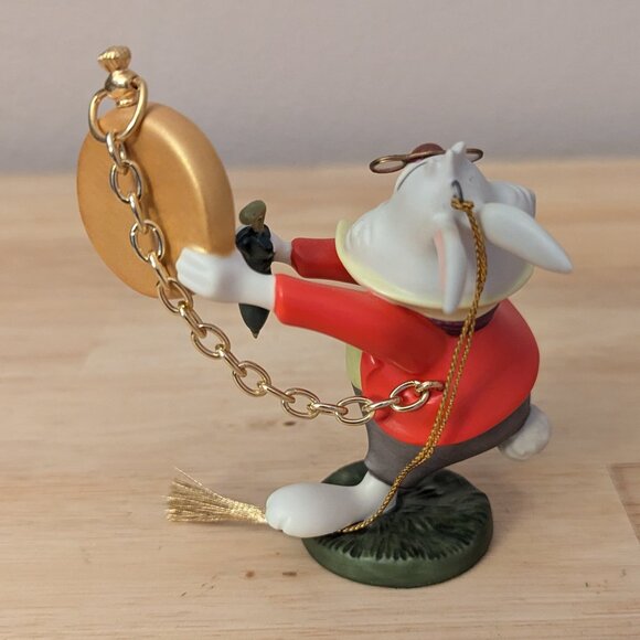 WDCC "No Time to Say Hello-Goodbye" White Rabbit Ornament New in Box with COA - Picture 5 of 12